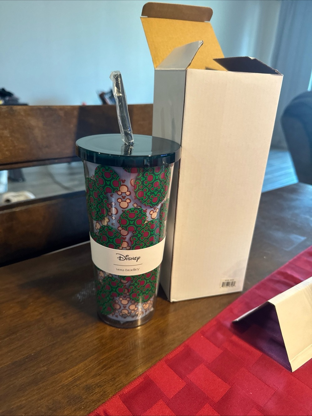 Disney x Vera Bradley Mickey Mouse Travel Tumbler with Straw